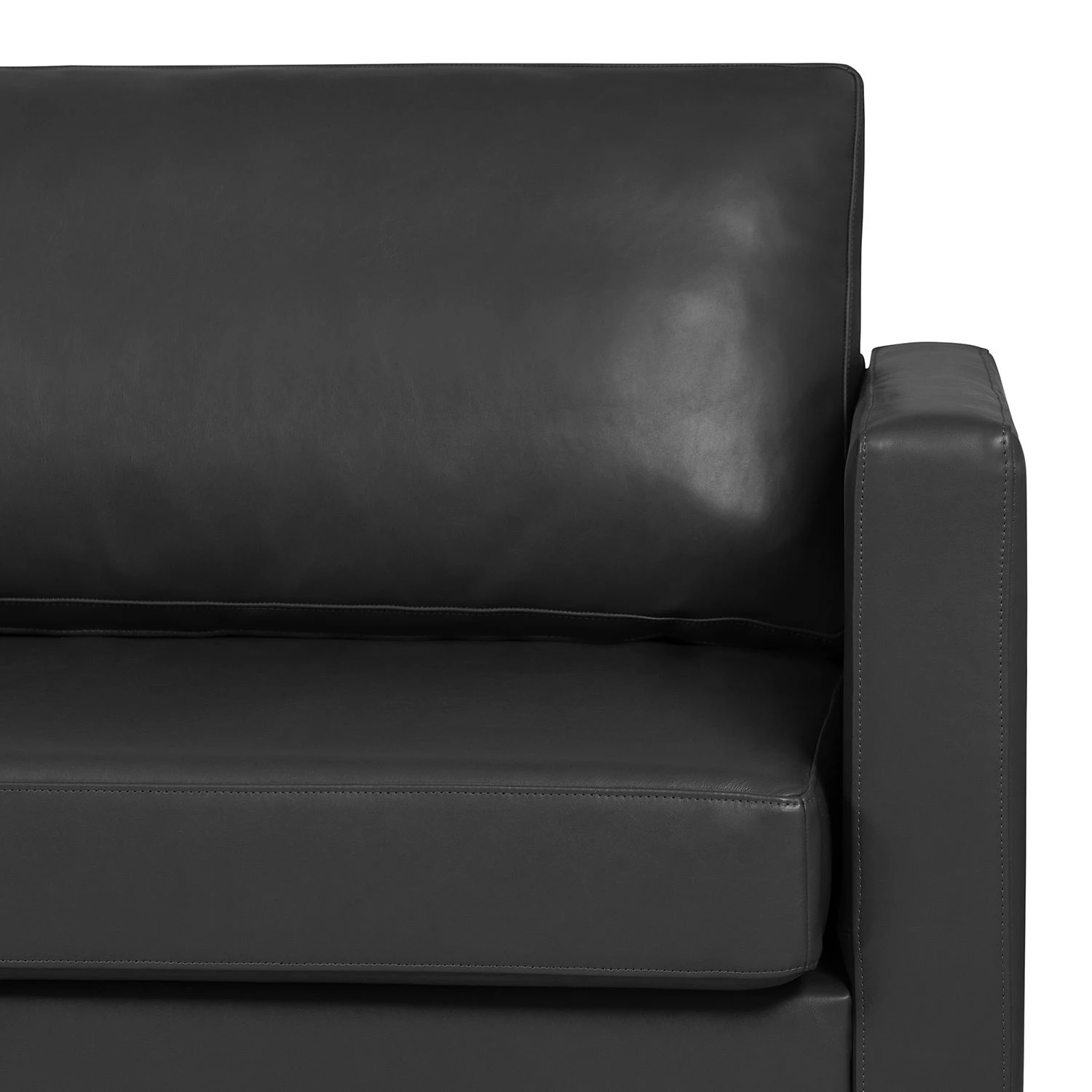 Fredriks Canapé 3 places Portobello IV - Cuir - Cuir véritable Lasde : Noir - Luge 7 Fredriks Canapé 3 places Portobello IV - Cuir - Cuir véritable Lasde : Noir - Luge – Image 5
