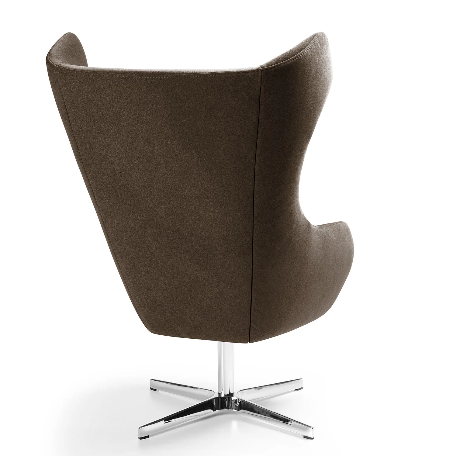 Loftscape Fauteuil Crawley - Microfibre - Marron foncé 7 Loftscape Fauteuil Crawley - Microfibre - Marron foncé – Image 5