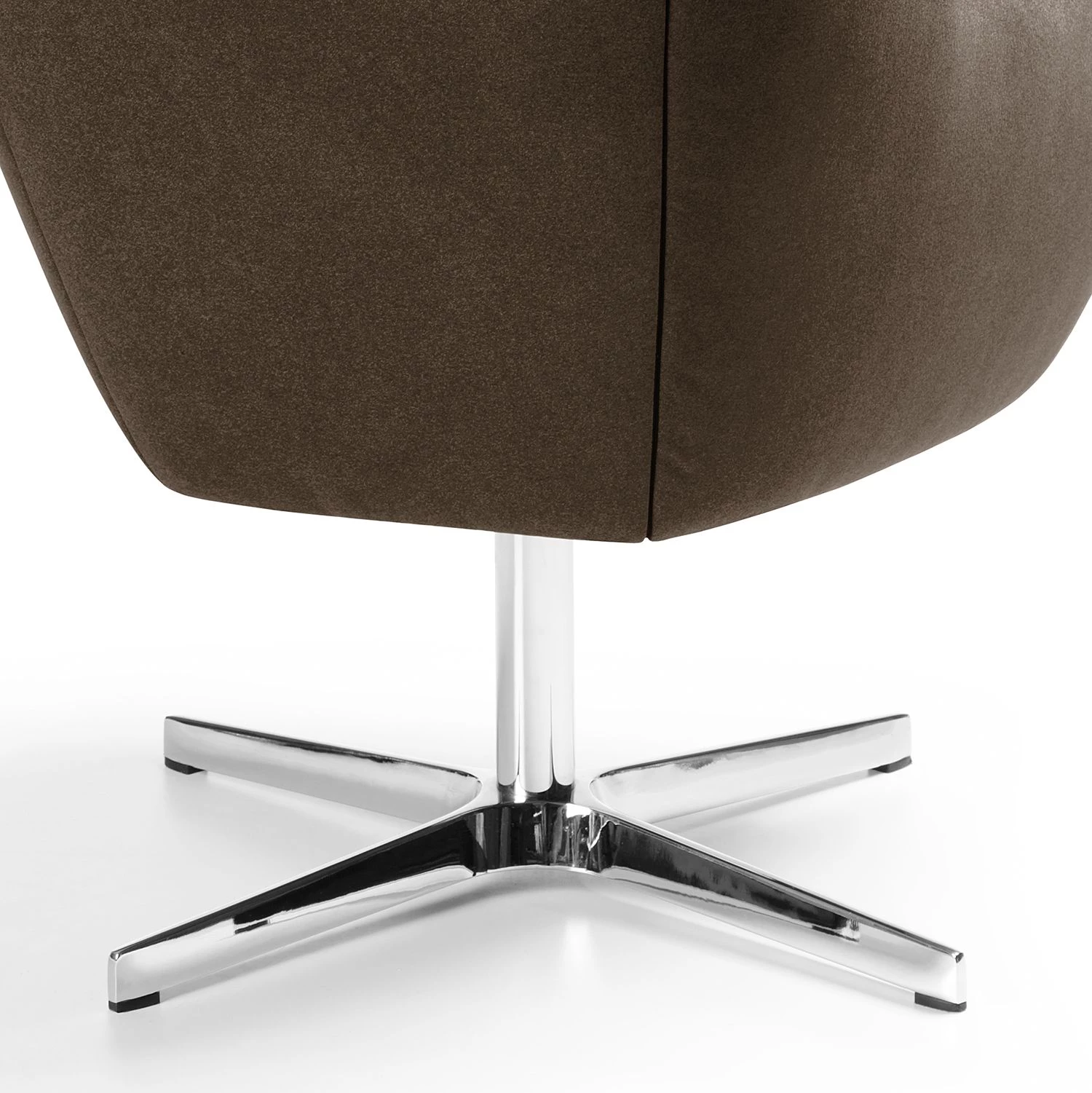 Loftscape Fauteuil Crawley - Microfibre - Marron foncé 8 Loftscape Fauteuil Crawley - Microfibre - Marron foncé – Image 6