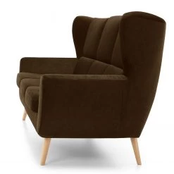 Norrwood Canapé Glenhaven (3 places) - Velours - Marron foncé -Meubles de salon Soldes 1000157407 190320 11541600306 GALLERYIMAGES P000000001000157407