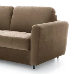 Loftscape Canapé convertible Leopoldina - Velours - Gris solino - Largeur : 169 cm -Meubles de salon Soldes 1000157502 190320 11571301436 GALLERYIMAGES P000000001000157502