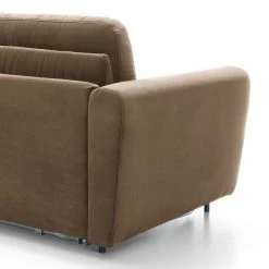 Loftscape Canapé convertible Leopoldina - Velours - Gris solino - Largeur : 169 cm -Meubles de salon Soldes 1000157502 190320 11571401437 GALLERYIMAGES P000000001000157502