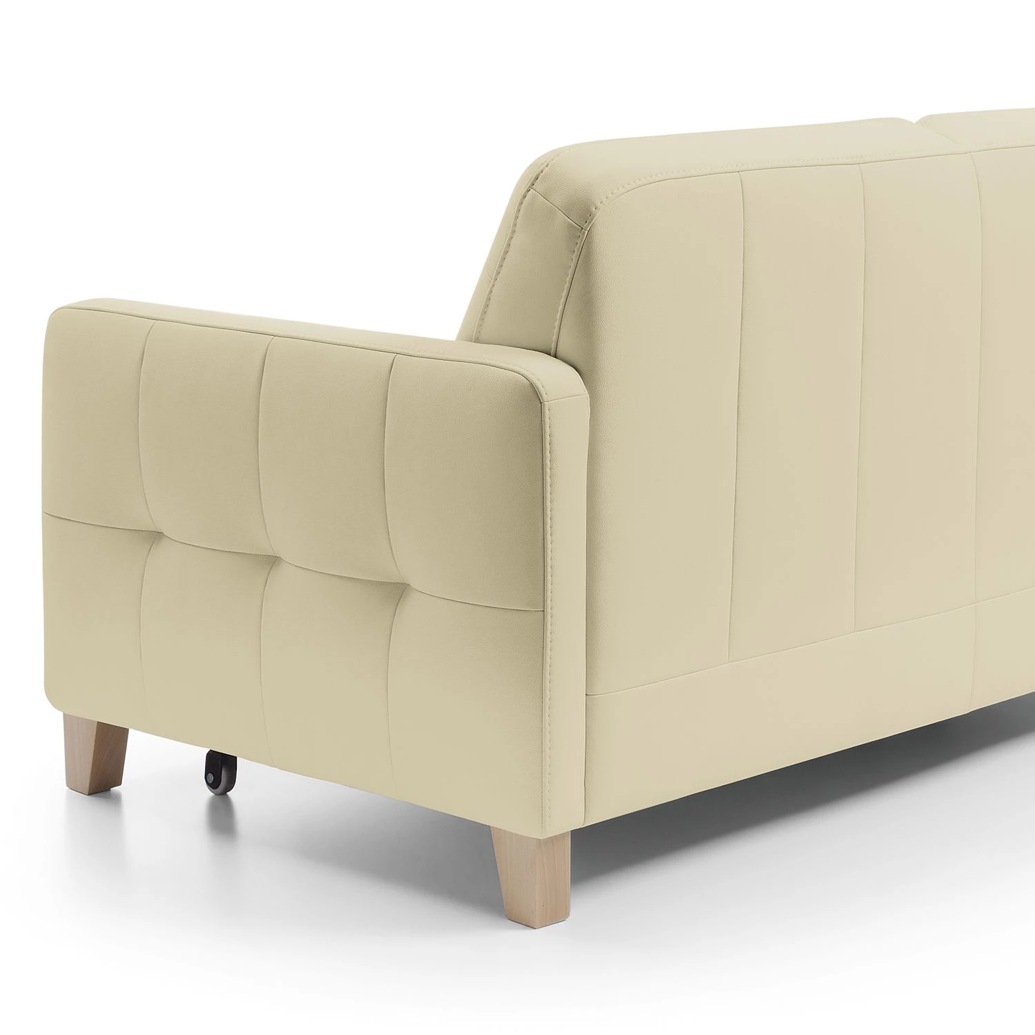 Loftscape Canapé d’angle Princesa - Cuir véritable - Blanc - Fonction couchage - Coffre de lit 13 Loftscape Canapé d’angle Princesa - Cuir véritable - Blanc - Fonction couchage - Coffre de lit – Image 11