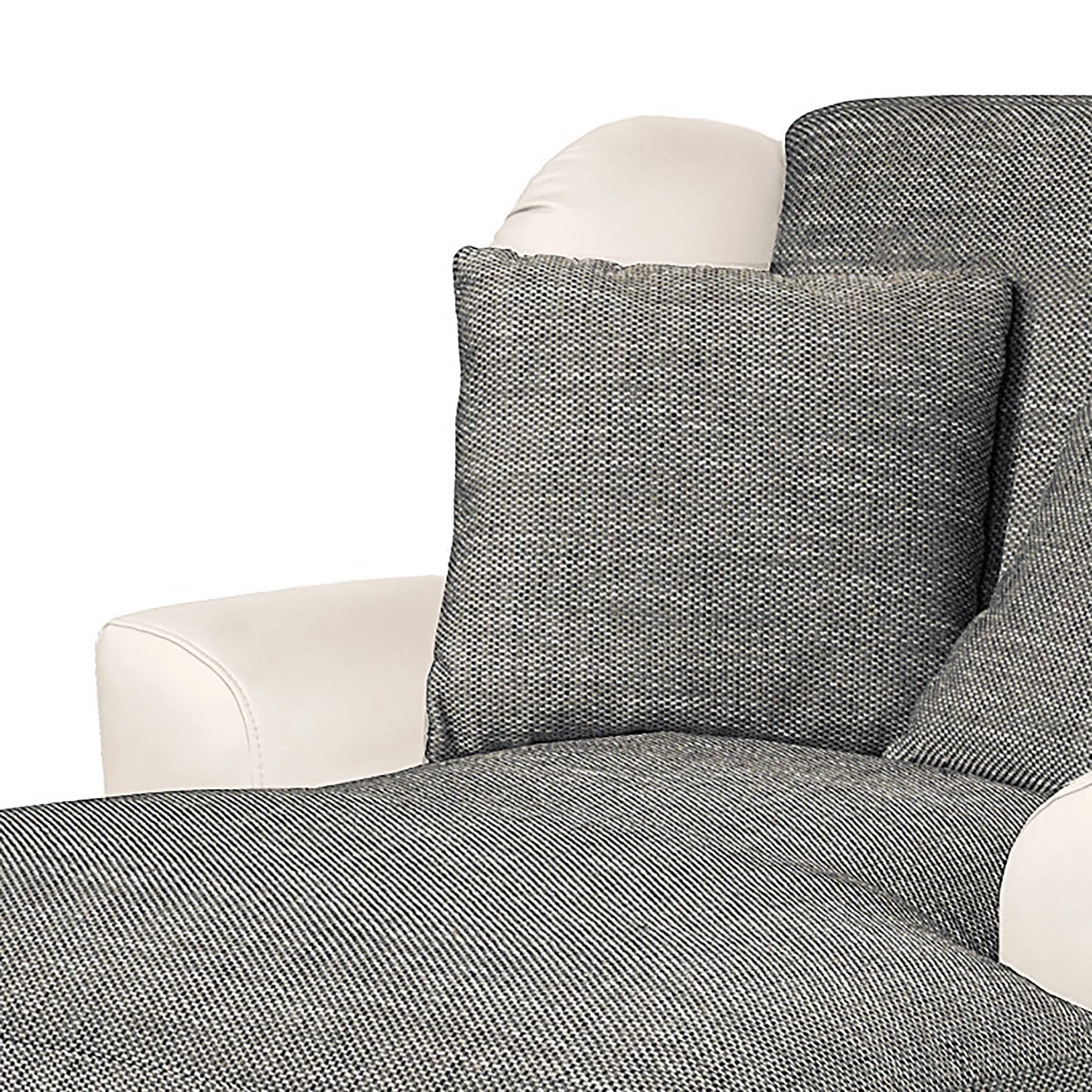 Ridgevalley Loveuse Garza I - Imitation cuir / Tissu structuré - Blanc / Gris foncé 6 Ridgevalley Loveuse Garza I - Imitation cuir / Tissu structuré - Blanc / Gris foncé – Image 4