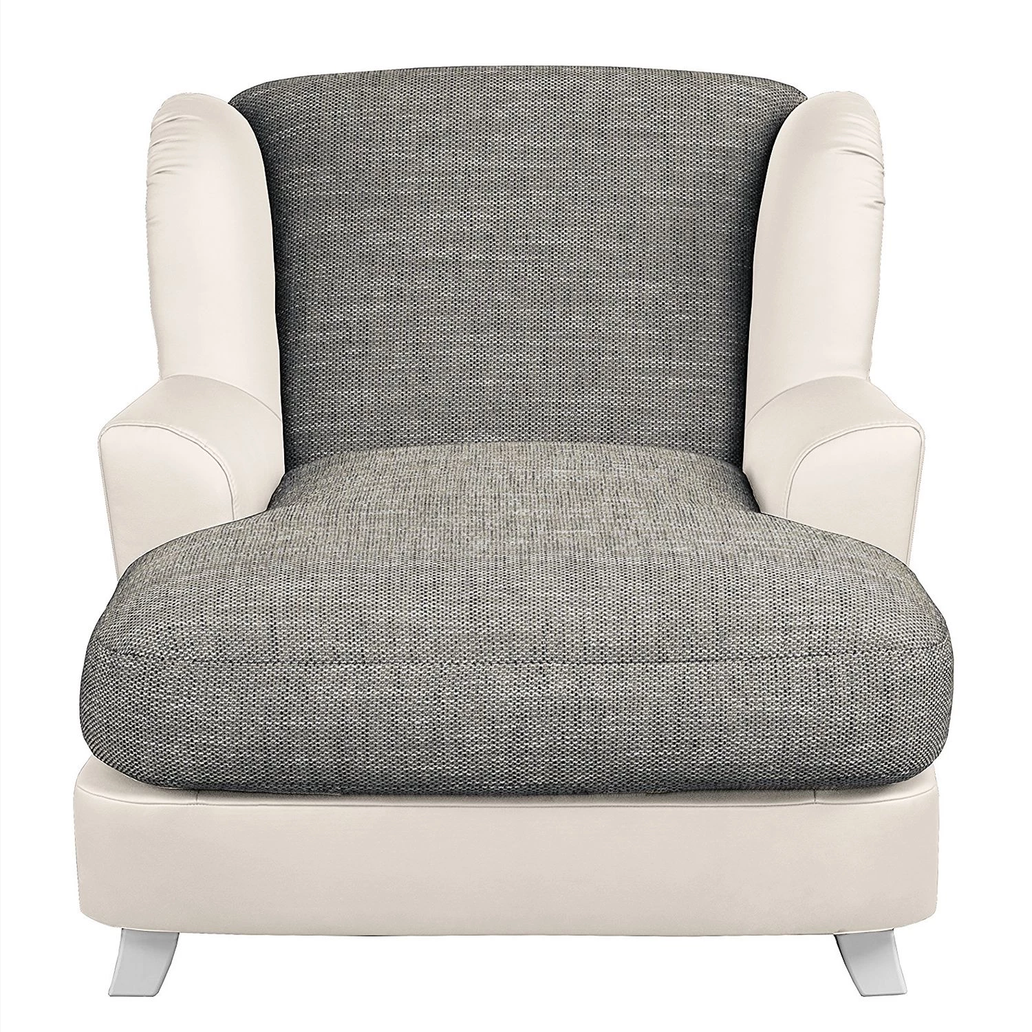 Ridgevalley Loveuse Garza I - Imitation cuir / Tissu structuré - Blanc / Gris foncé 9 Ridgevalley Loveuse Garza I - Imitation cuir / Tissu structuré - Blanc / Gris foncé – Image 7