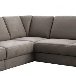 Loftscape Canapé d’angle Berlaar - Aspect cuir vieilli - Gris solino - Méridienne longue à gauche (vue de face) - Sans fonction couchage -Meubles de salon Soldes 1000157849 190314 11255301466 GALLERYIMAGES P000000001000157849