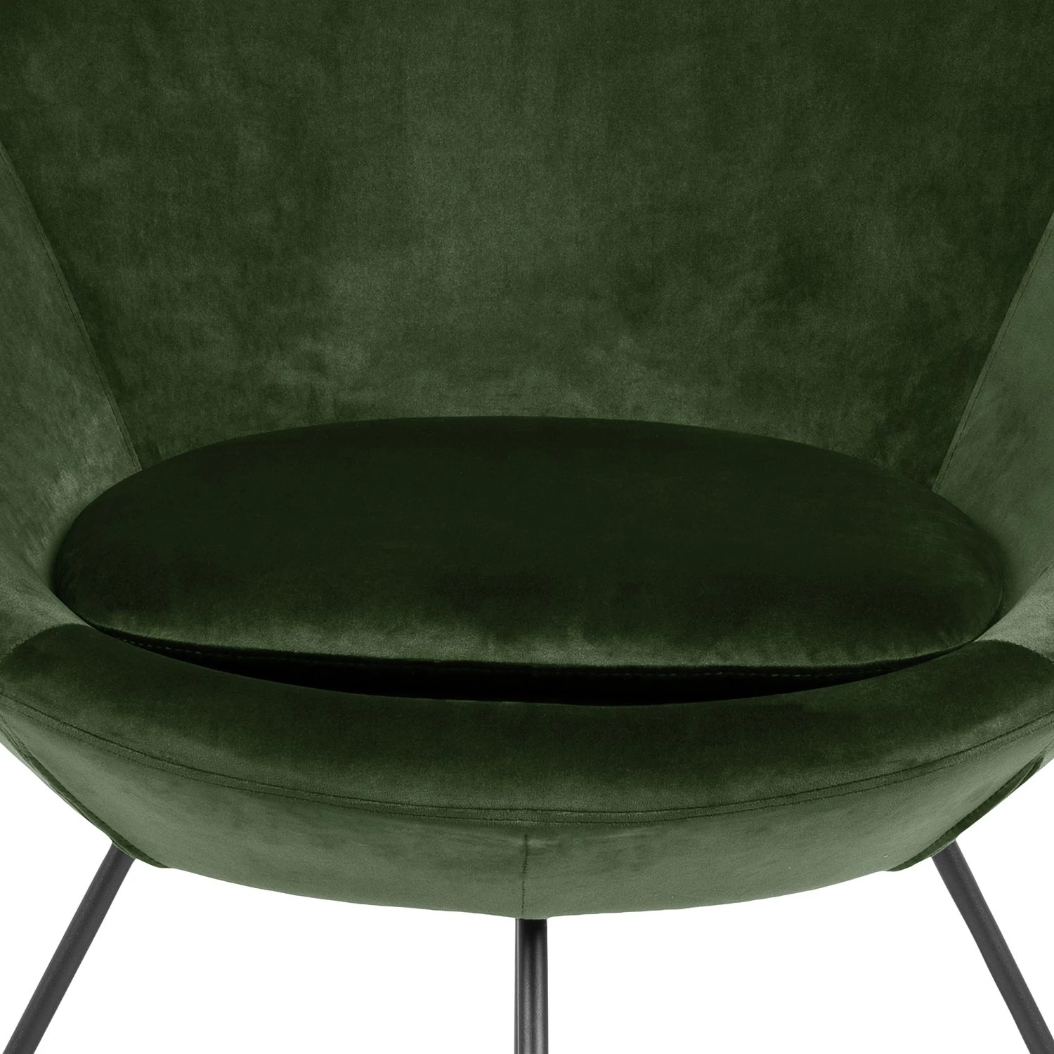 Jack & Alice Fauteuil design Eicken - Velours - Vert vieilli 8 Jack & Alice Fauteuil design Eicken - Velours - Vert vieilli – Image 6