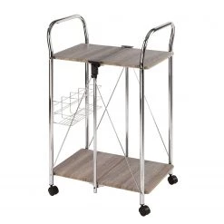 WENKO Desserte Liky - Marron / Chrome