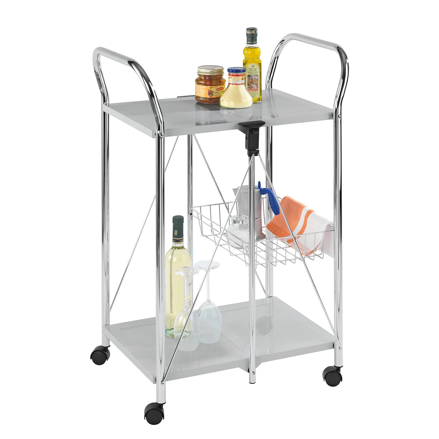 WENKO Desserte Sunny - Métal - Argenté 3 WENKO Desserte Sunny - Métal - Argenté