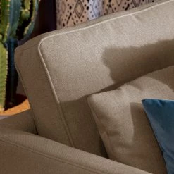 Tom Tailor Canapé Westcoast (3 places) - Tissu - Havanne - 3 coussins -Meubles de salon Soldes 1000161925 190304 11482200079 GALLERYIMAGES P000000001000161925