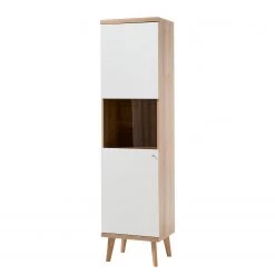 Norrwood Ensemble TV Gyland II (4 éléments) - Blanc matt / Imitation chêne Riviera -Meubles de salon Soldes 1000164013 190307 08392300087 GALLERYIMAGES P000000001000164013