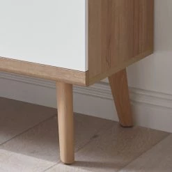 Norrwood Vitrine Gyland - Blanc matt / Imitation chêne Riviera 21 Norrwood Vitrine Gyland - Blanc matt / Imitation chêne Riviera -Meubles de salon Soldes 1000164022 190307 08392500110 GALLERYIMAGES P000000001000164022