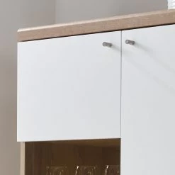 Norrwood Vitrine Gyland - Blanc matt / Imitation chêne Riviera 22 Norrwood Vitrine Gyland - Blanc matt / Imitation chêne Riviera -Meubles de salon Soldes 1000164022 190307 08392500111 GALLERYIMAGES P000000001000164022