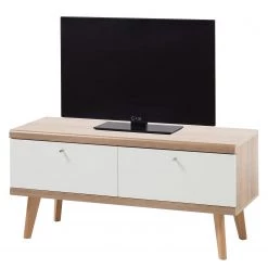Norrwood Ensemble TV Gyland I (4 éléments) - Blanc matt / Imitation chêne Riviera -Meubles de salon Soldes 1000164024 190307 08392500121 GALLERYIMAGES P000000001000164024