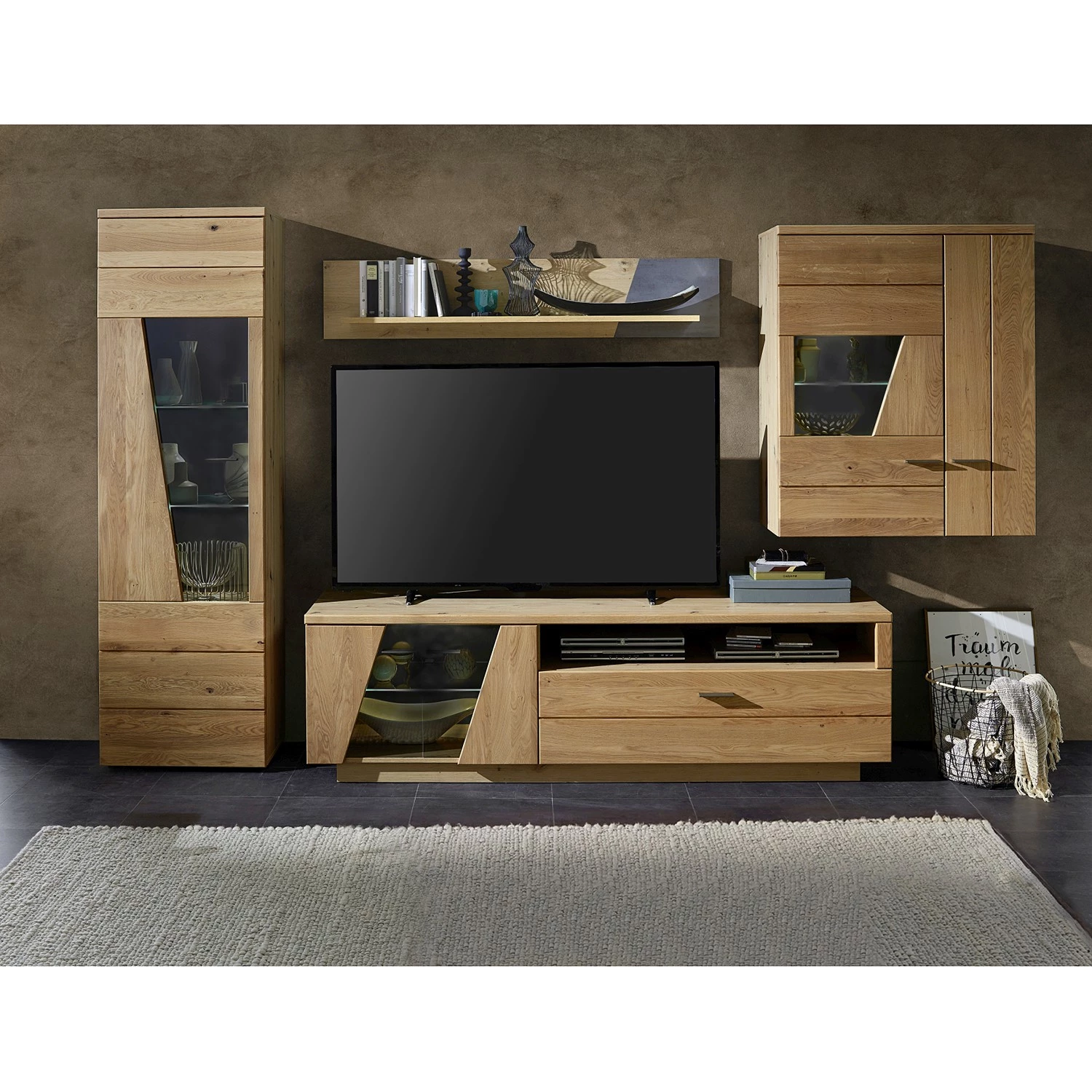 Naturoo Étagère murale Kalorama - Chêne artisan / Imitation béton 4 Naturoo Étagère murale Kalorama - Chêne artisan / Imitation béton – Image 2