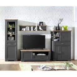 Ridgevalley Ensemble meubles TV Jasmund I (4 élém.) - Graphite