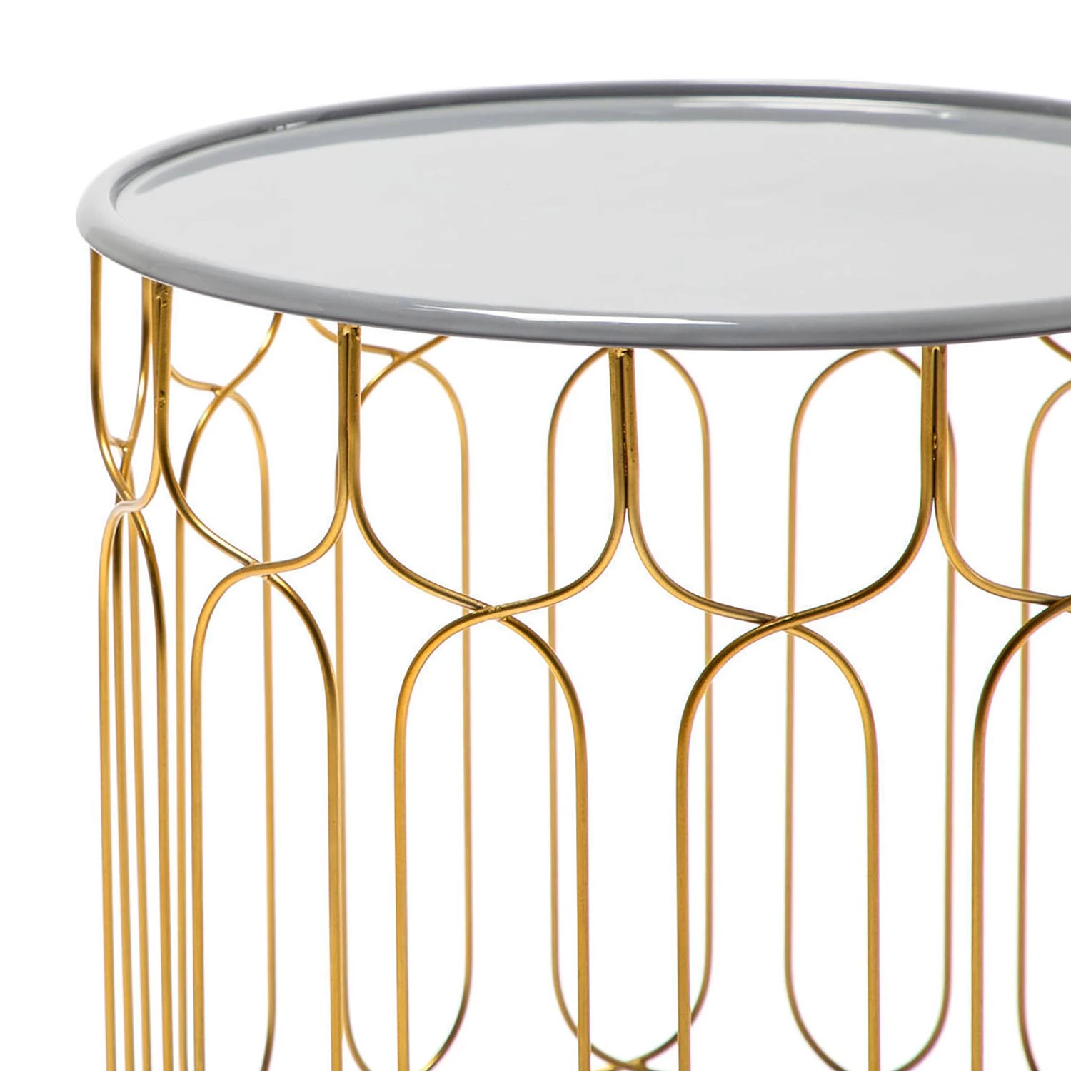 Kayoom Bouts de canapé Timba (lot de 2) - Fer - Aubergine 5 Kayoom Bouts de canapé Timba (lot de 2) - Fer - Aubergine – Image 3