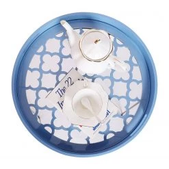 Kayoom Bout de canapé River - Métal - Bleu clair -Meubles de salon Soldes 1000165616 190315 08011300227 GALLERYIMAGES P000000001000165616