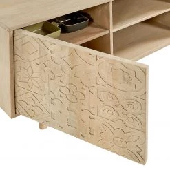 Norrwood Meuble TV Macksville - Manguier massif -Meubles de salon Soldes 1000166590 190319 10113300060 GALLERYIMAGES P000000001000166590