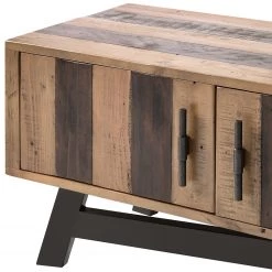 Ars manufacti Meuble TV Tamati III - Pin massif / Fer - Pin / Noir -Meubles de salon Soldes 1000166778 191011 15391700008 DETAILS P000000001000166778