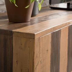 Ars manufacti Meuble TV Tamati III - Pin massif / Fer - Pin / Noir -Meubles de salon Soldes 1000166778 200117 07273800004 DETAILS P000000001000166778