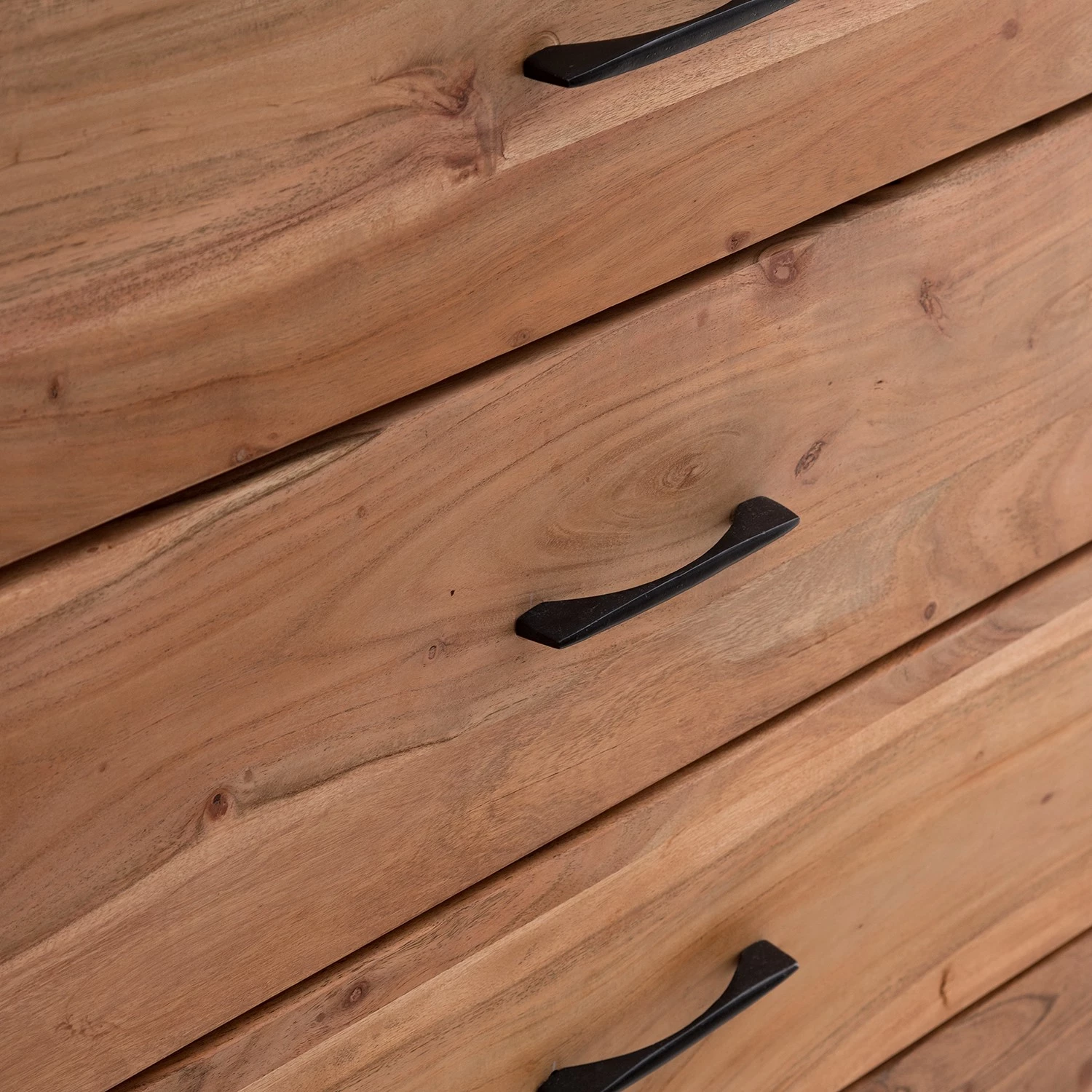 Ars Natura Commode Vardo - Acacia massif / Métal - Acacia / Noir 9 Ars Natura Commode Vardo - Acacia massif / Métal - Acacia / Noir – Image 7