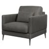 Mørteens Fauteuil Schore - Tissu - Gris foncé -Meubles de salon Soldes 1000166829 190502 13140700008 IMAGE P000000001000166829