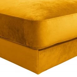 Jack & Alice Repose-pieds Oakey I - Velours - Jaune moutarde -Meubles de salon Soldes 1000166852 190502 13142400094 GALLERYIMAGES P000000001000166852