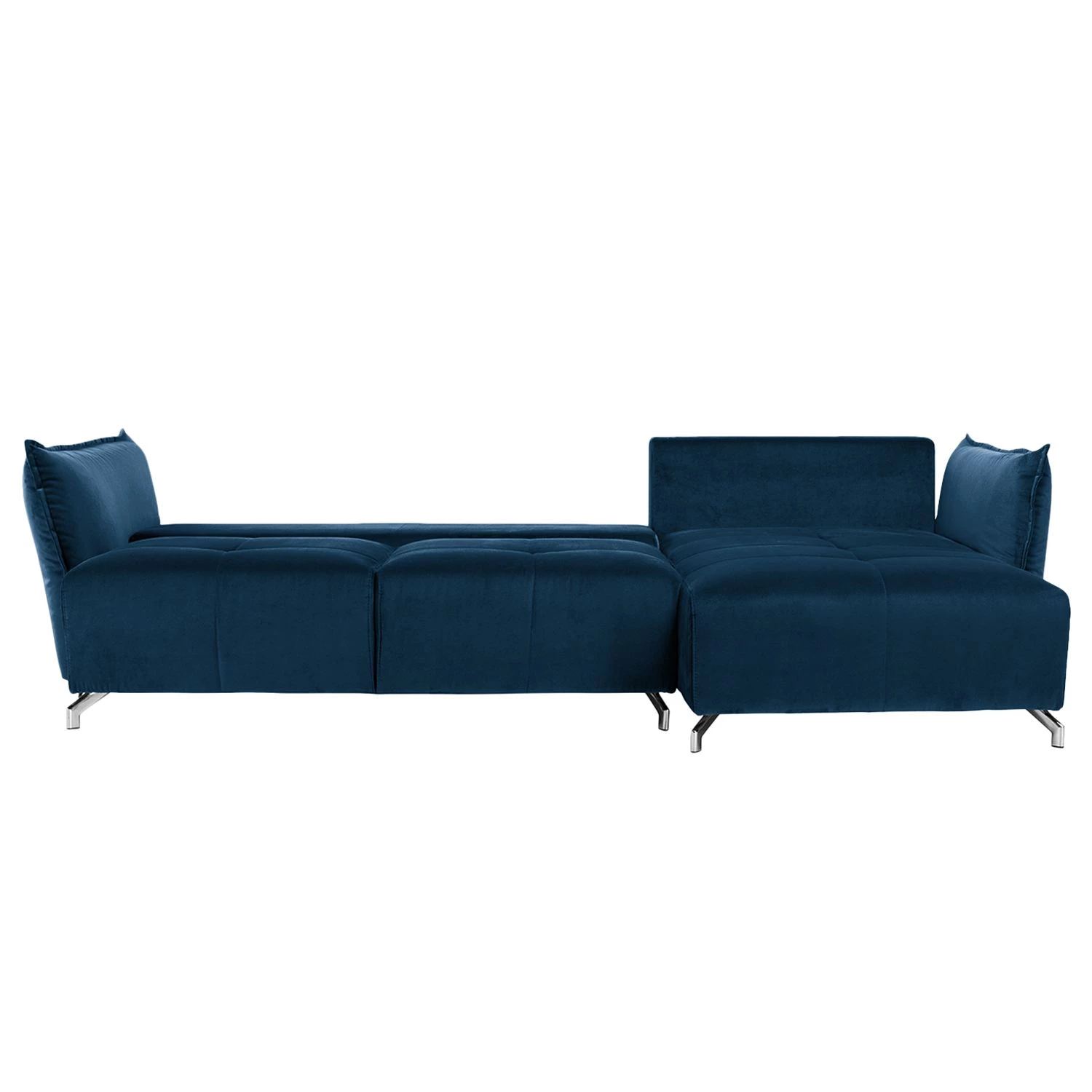 Fredriks Canapé d’angle Dolgen - Velours - Bleu pétrole 4 Fredriks Canapé d’angle Dolgen - Velours - Bleu pétrole – Image 2