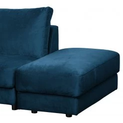 Jack & Alice Canapé d’angle Oakey I - Velours - Bleu foncé - Angle à droite (vu de face) -Meubles de salon Soldes 1000166915 190502 13161000927 GALLERYIMAGES P000000001000166915