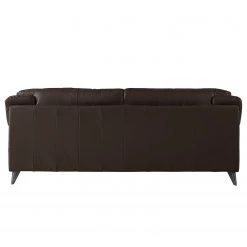 Fredriks Canapé Lutz II (3 places) - Cuir véritable - Marron foncé -Meubles de salon Soldes 1000167401 210323 15224501563 DETAILS P000000001000167401