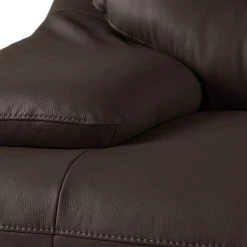 Fredriks Canapé Lutz II (3 places) - Cuir véritable - Marron foncé -Meubles de salon Soldes 1000167401 210323 15224601565 DETAILS P000000001000167401