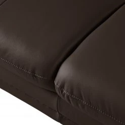 Fredriks Canapé Lutz II (3 places) - Cuir véritable - Marron foncé -Meubles de salon Soldes 1000167401 210323 15224601566 DETAILS P000000001000167401