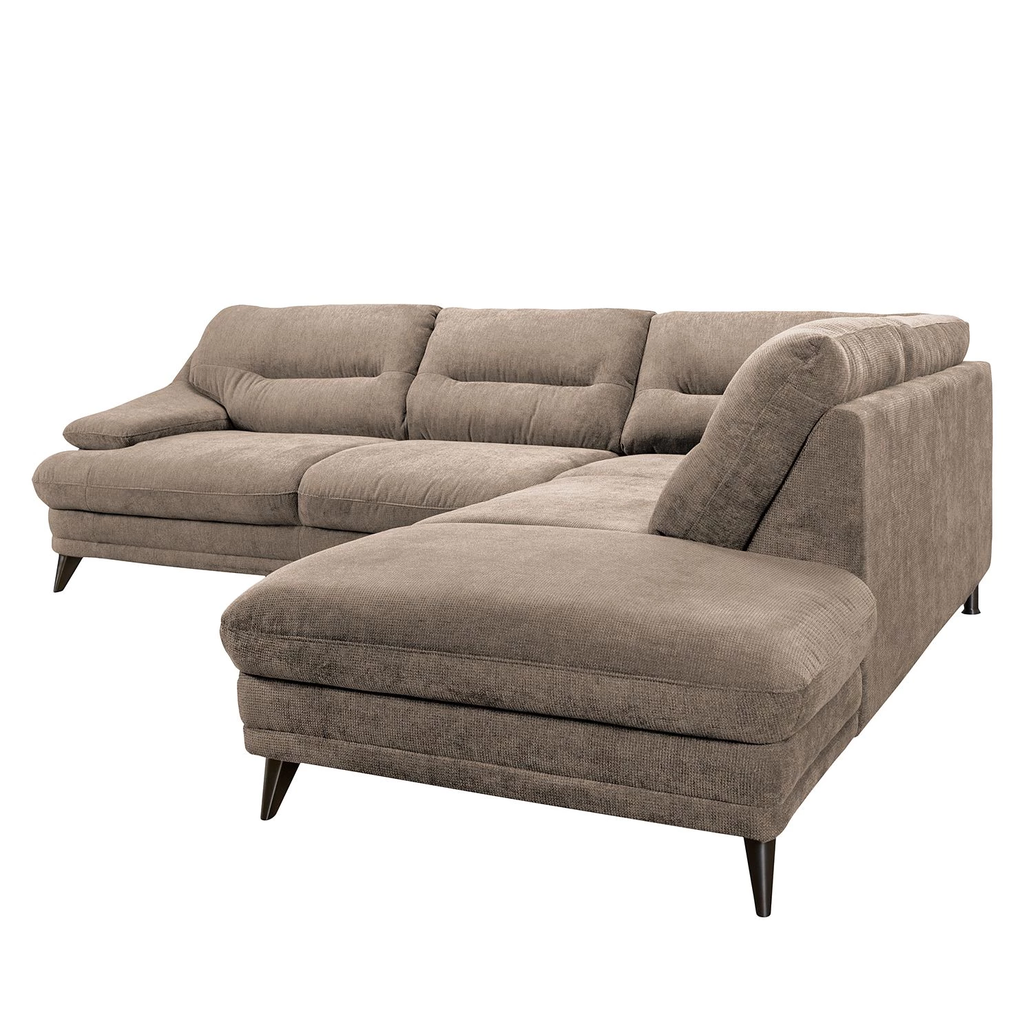 Fredriks Canapé d’angle Lutz I - Microfibre - Taupe - Méridienne longue à gauche (vue de face) 6 Fredriks Canapé d’angle Lutz I - Microfibre - Taupe - Méridienne longue à gauche (vue de face) – Image 4