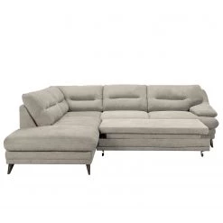 Fredriks Canapé d’angle Lutz III - Microfibre - Gris sable - Méridienne longue à gauche (vue de face) -Meubles de salon Soldes 1000167429 190402 16530300257 GALLERYIMAGES P000000001000167429