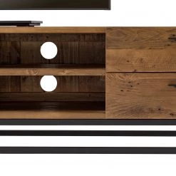 Ars manufacti Meuble TV Grasby III - Pin recyclé / Métal - Pin foncé / Noir -Meubles de salon Soldes 1000168568 191126 17373600041 DETAILS P000000001000168568