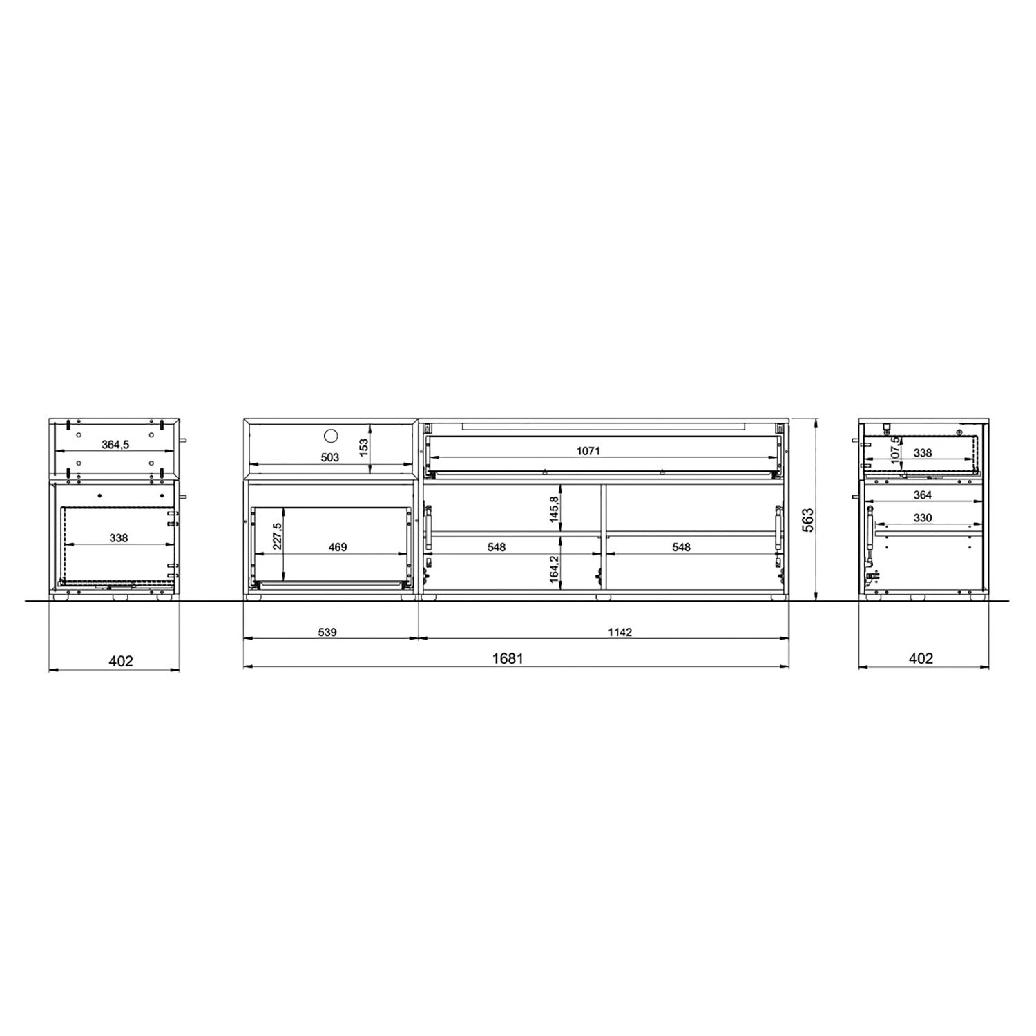 Germania Ensemble meubles TV Coruna I (2 élém.) - Imitation chêne Grandson 11 Germania Ensemble meubles TV Coruna I (2 élém.) - Imitation chêne Grandson – Image 9