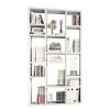 Loftscape Bibliothèque Emporior IV - Blanc brillant - Largeur : 120 cm
