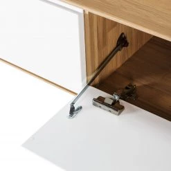 Studio Copenhagen Meuble TV Loca V - Partiellement en chêne sauvage massif - Chêne sauvage - Largeur : 135 cm - Profondeur : 42 cm -Meubles de salon Soldes 1000169020 190404 14114300071 GALLERYIMAGES P000000001000169020