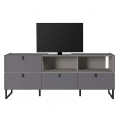 Germania Meuble TV Mamiko II - Graphite - Largeur : 166 cm -Meubles de salon Soldes 1000169174 190408 08481200021 GALLERYIMAGES P000000001000169174