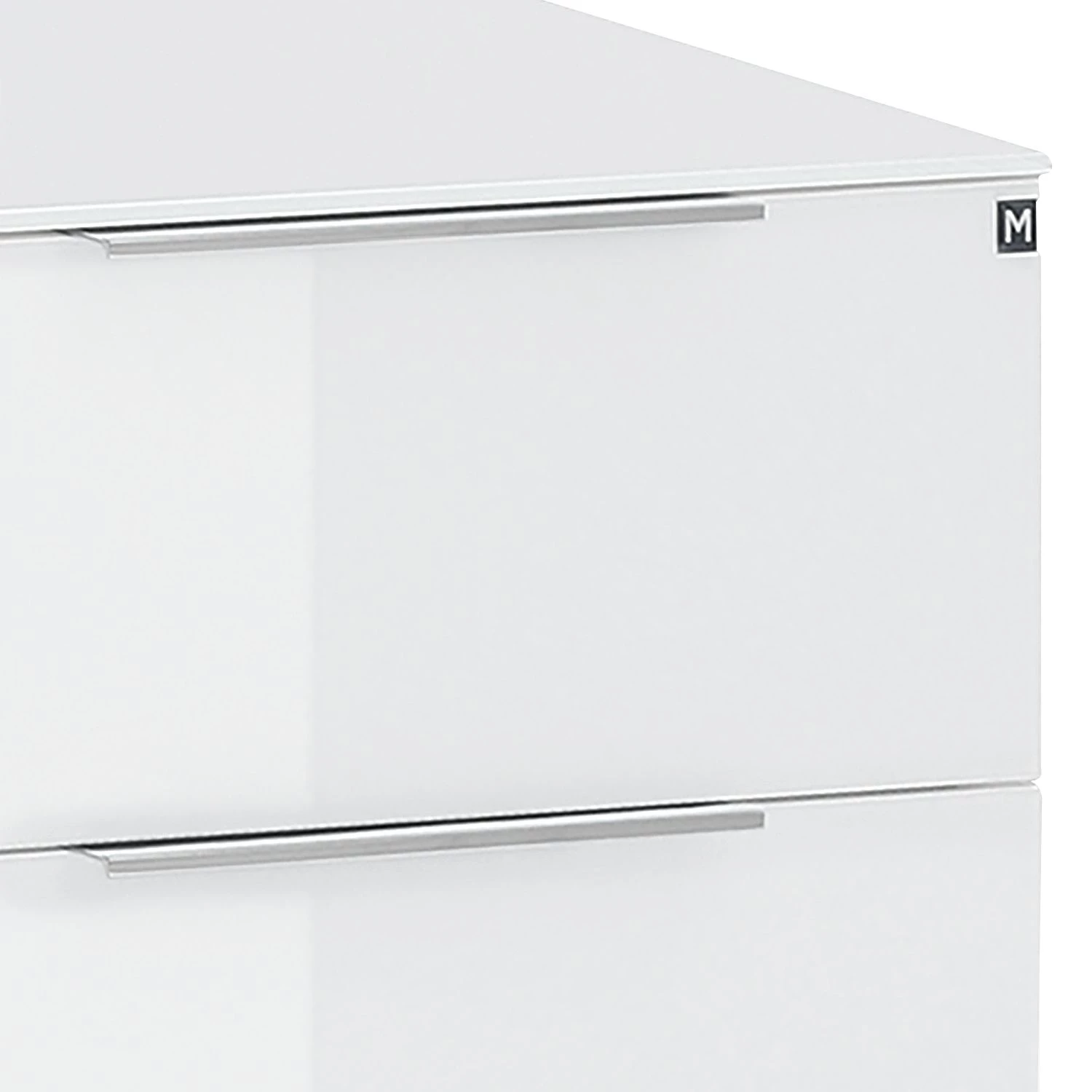 Maja Möbel Meuble TV Shino IV - Verre blanc / Blanc 7 Maja Möbel Meuble TV Shino IV - Verre blanc / Blanc – Image 5