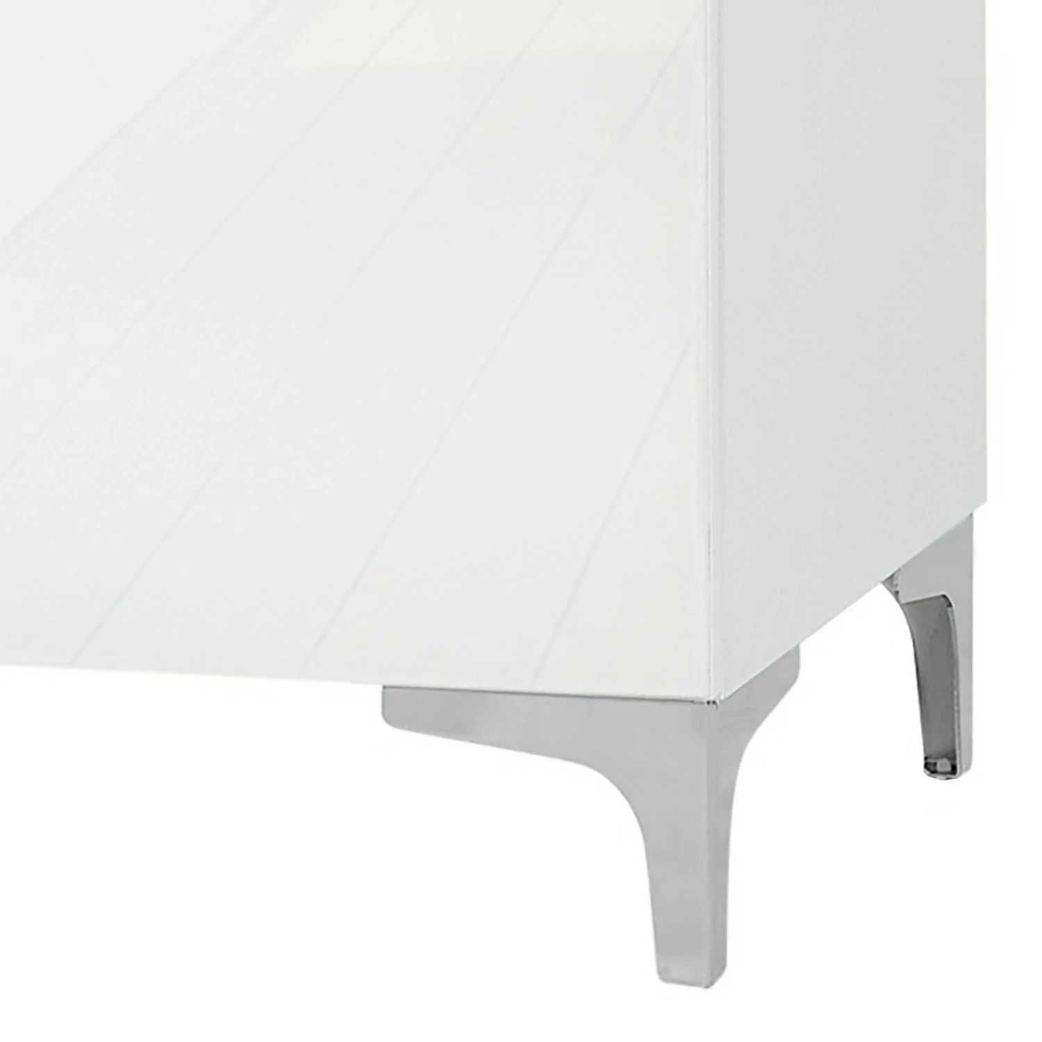 Maja Möbel Meuble TV Shino III - Verre blanc / Blanc 9 Maja Möbel Meuble TV Shino III - Verre blanc / Blanc – Image 7