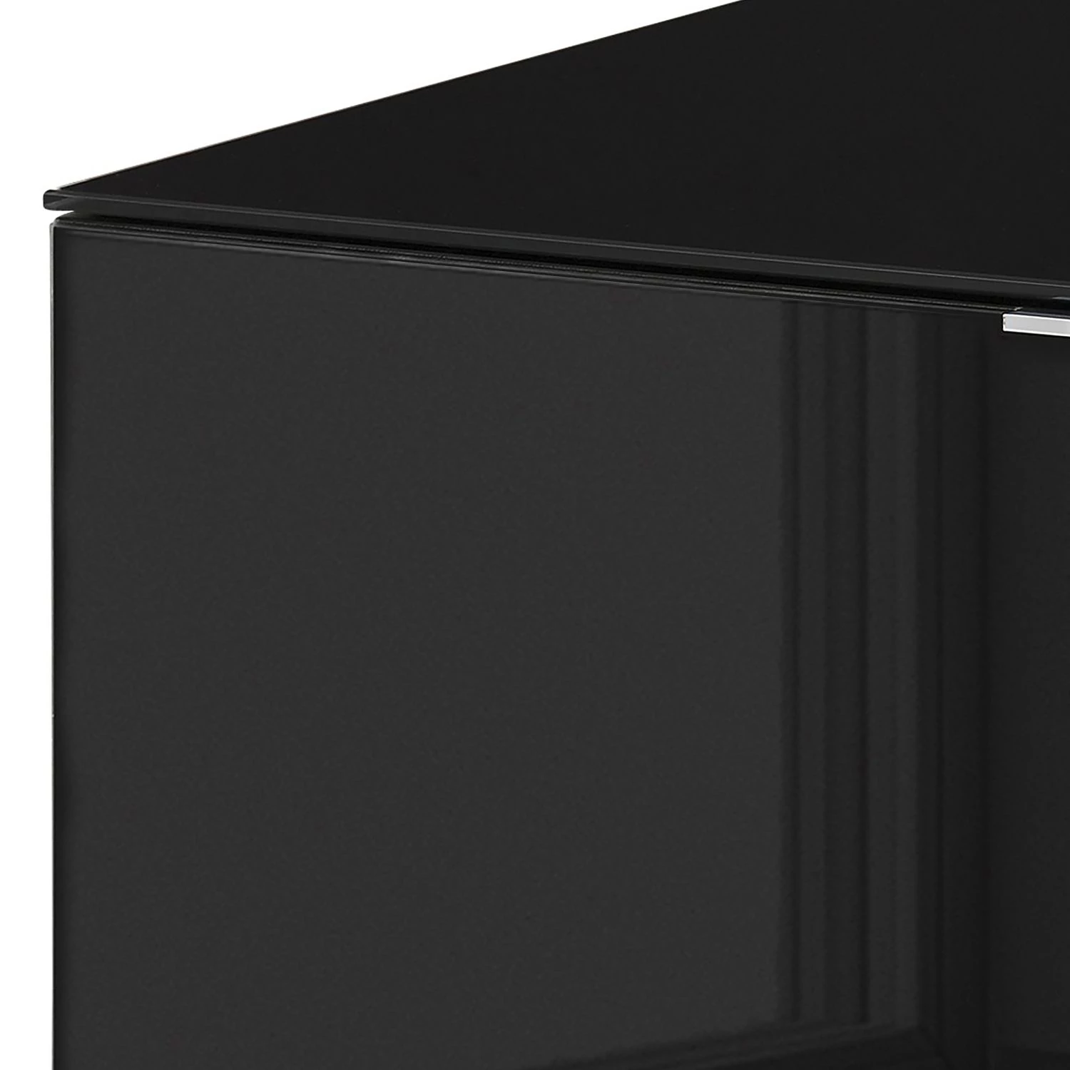 Maja Möbel Meuble TV Shino I - Verre noir / Imitation chêne de Riviera 4 Maja Möbel Meuble TV Shino I - Verre noir / Imitation chêne de Riviera – Image 2