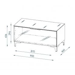 Maja Möbel Meuble TV Shino I - Verre noir / Imitation chêne de Riviera 12 Maja Möbel Meuble TV Shino I - Verre noir / Imitation chêne de Riviera -Meubles de salon Soldes 1000170627 190418 12393900137 GALLERYIMAGES P000000001000170627
