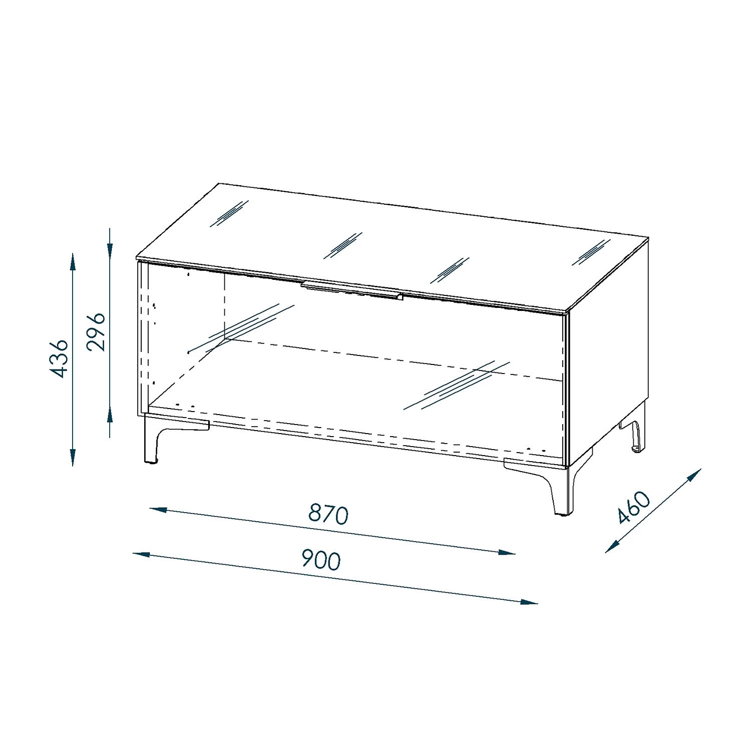 Maja Möbel Meuble TV Shino I - Verre noir / Imitation chêne de Riviera 7 Maja Möbel Meuble TV Shino I - Verre noir / Imitation chêne de Riviera – Image 5