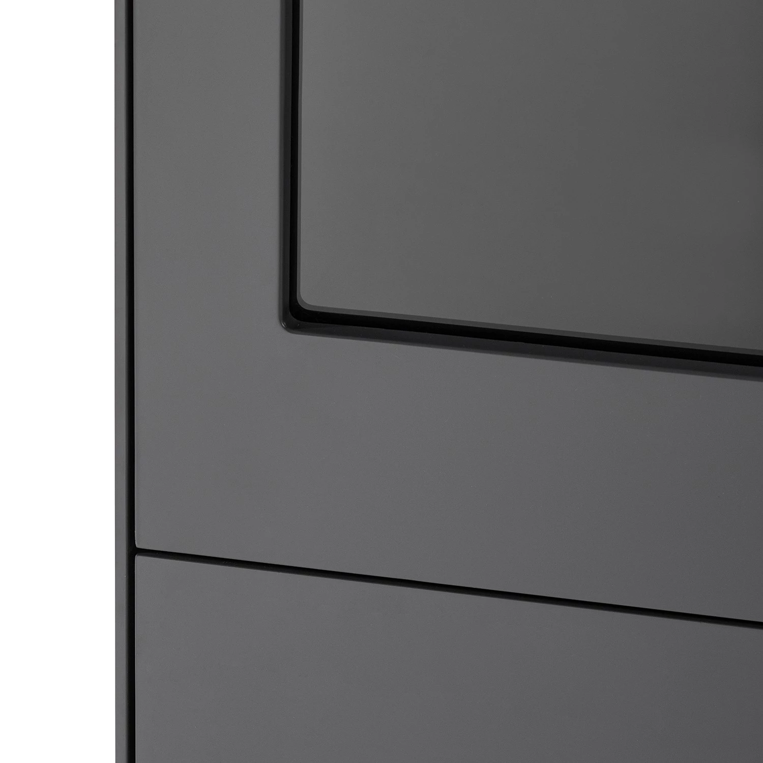 Mørteens Vitrine Lindholm - Partiellement en chêne massif - Gris mat 18 Mørteens Vitrine Lindholm - Partiellement en chêne massif - Gris mat – Image 16