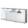 Loftscape Buffet Mury - Blanc brillant / Anthracite 1 Loftscape Buffet Mury - Blanc brillant / Anthracite -Meubles de salon Soldes 1000171334 190424 07575900106 IMAGE P000000001000171334