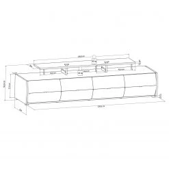 Loftscape Ensemble meubles TV Mury (4 éléments) - Blanc brillant / Anthracite 24 Loftscape Ensemble meubles TV Mury (4 éléments) - Blanc brillant / Anthracite -Meubles de salon Soldes 1000171335 190424 07575900122 GALLERYIMAGES P000000001000171335