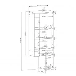 Loftscape Ensemble meubles TV Mury (4 éléments) - Blanc brillant / Anthracite 25 Loftscape Ensemble meubles TV Mury (4 éléments) - Blanc brillant / Anthracite -Meubles de salon Soldes 1000171335 190424 07575900123 GALLERYIMAGES P000000001000171335