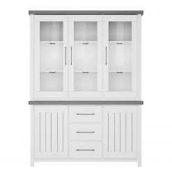 Ridgevalley Vaisselier Touros - Pin massif - Pin blanc / Gris -Meubles de salon Soldes 1000171357 190424 07580500294 GALLERYIMAGES P000000001000171357